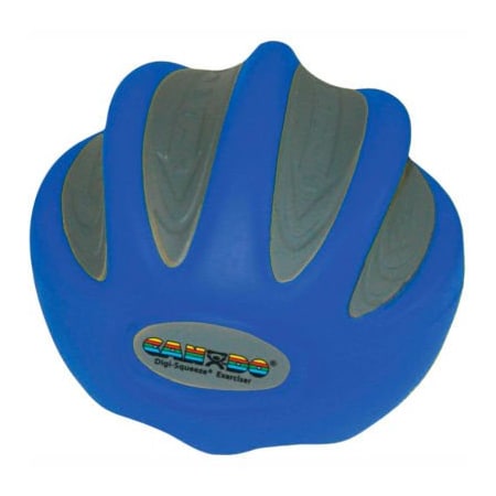 Fabrication Enterprises CanDo Digi-Squeeze Hand Exerciser, Medium, Blue, Heavy 30590